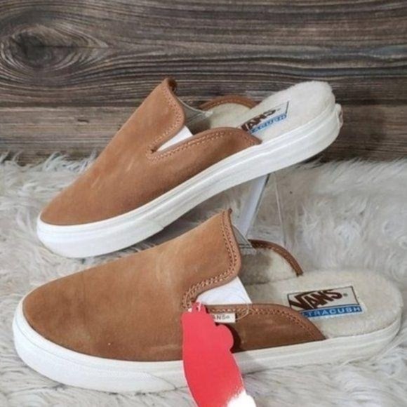 Vans Shoes - New Vans Ultracrush Mule Sherpa Faux Fur Slip On